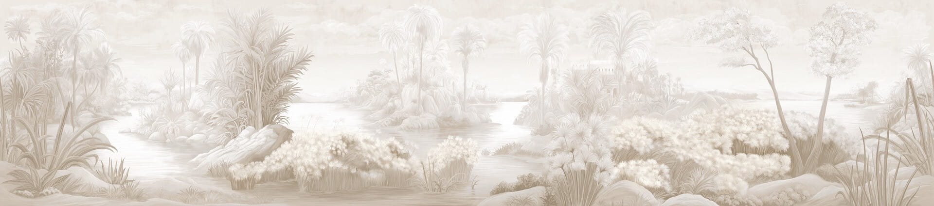 Fototapeta egzotyczny krajobraz London Art BNV16-D Le Delta Verdoyant