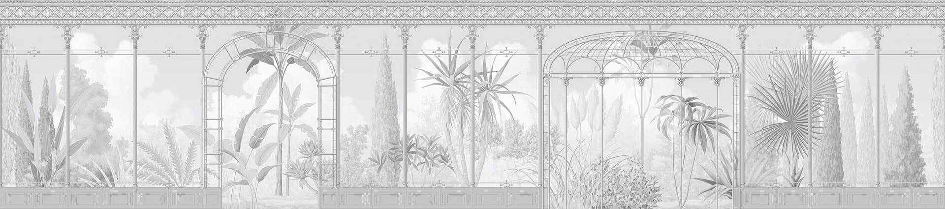 Fototapeta oranżeria botaniczna London Art BNV17-C Le Verre Botanique