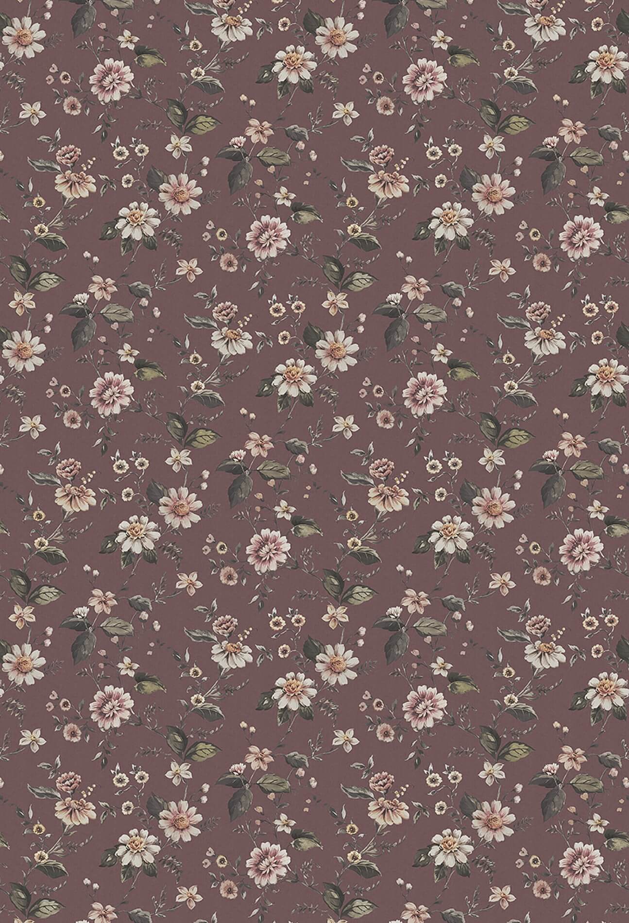 Mural z kwiatami Boras 3591 Marion's Cottage Garden