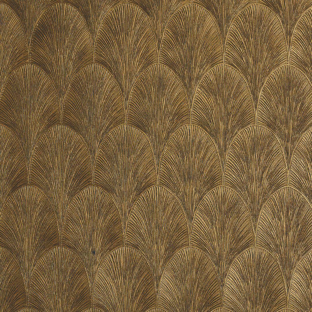 Tapeta wachlarze art-deco Casamance 75782038 Tourmaline Ecrin