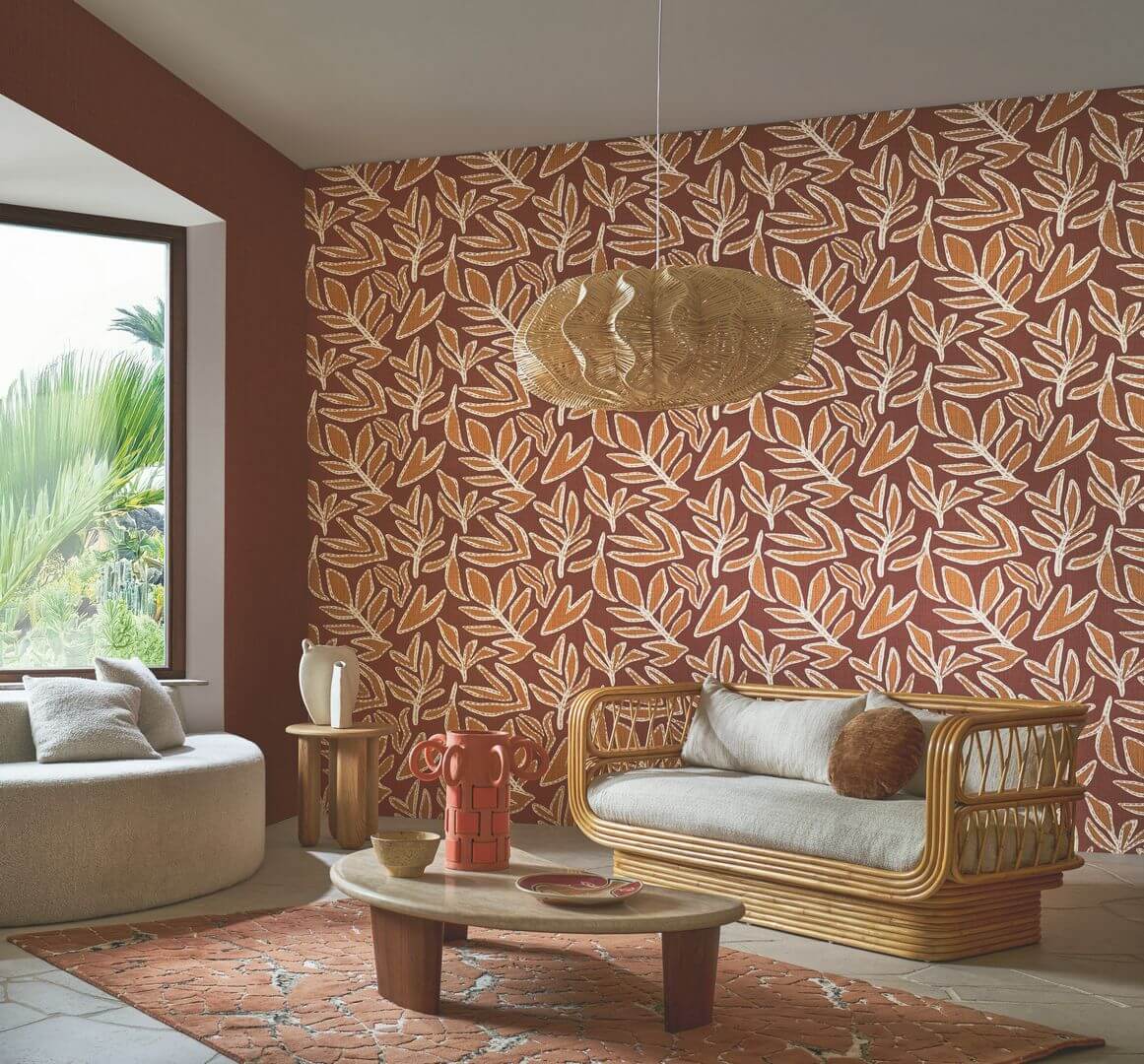 Tapeta liście Casamance 77640406 Lanzea