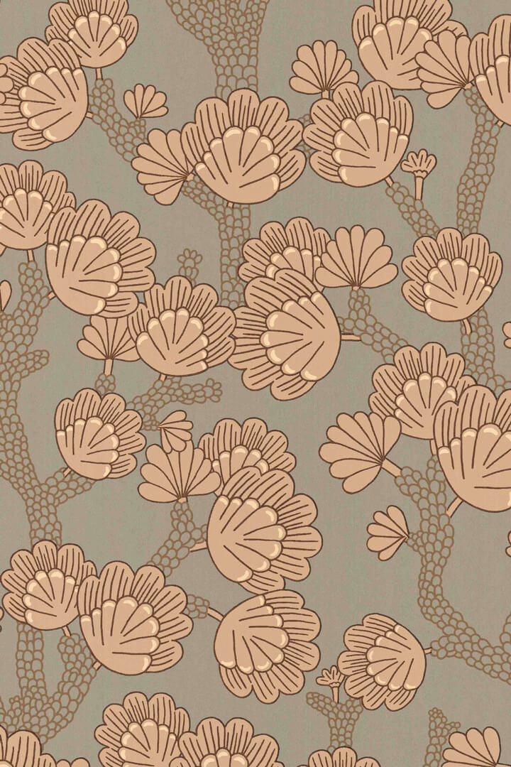 Tapeta liście ginkgo biloba Majvillan 165-03 Beachy Breeze A Sipp of Summer's Spell