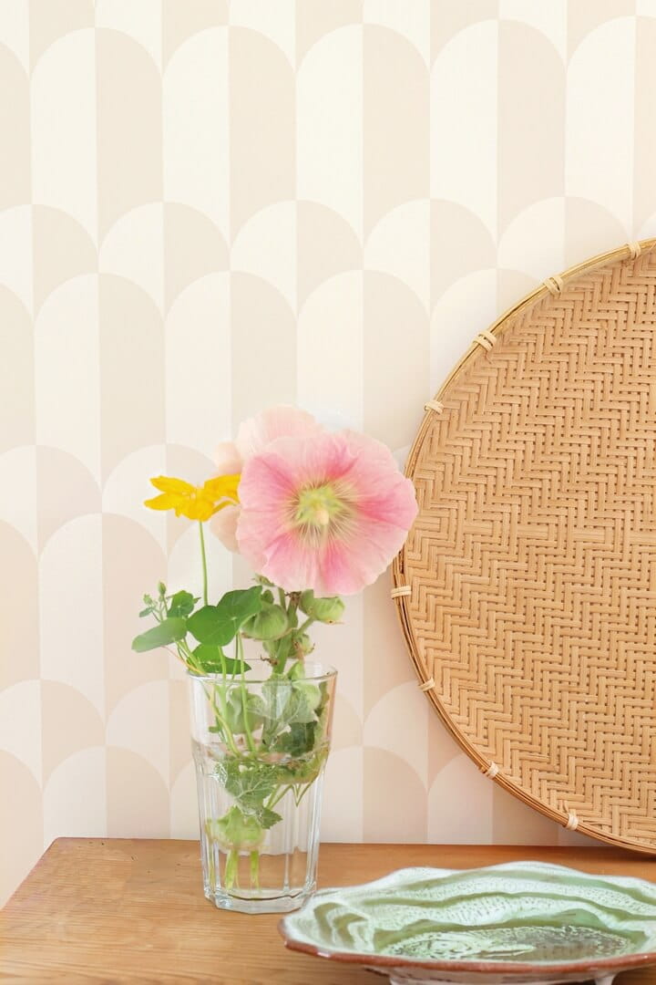 Tapeta geometryczna Majvillan 170-01 Wipped Cream A Sipp of Summer's Spell