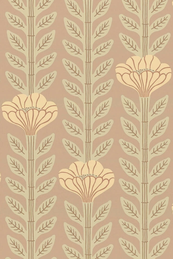 Tapeta stylizowane kwiaty i liście Majvillan 171-03 Caipirinha A Sipp of Summer's Spell