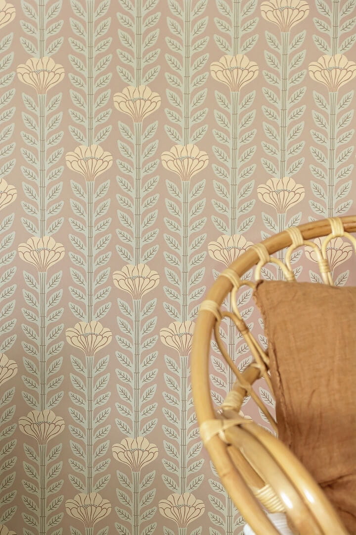 Tapeta stylizowane kwiaty i liście Majvillan 171-03 Caipirinha A Sipp of Summer's Spell