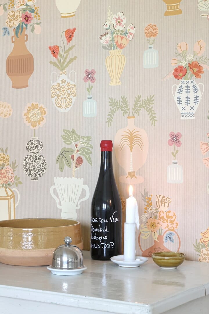 Mural kwiaty w wazonach Majvillan 901-01 Floral Daiquri A Sipp of Summer's Spell