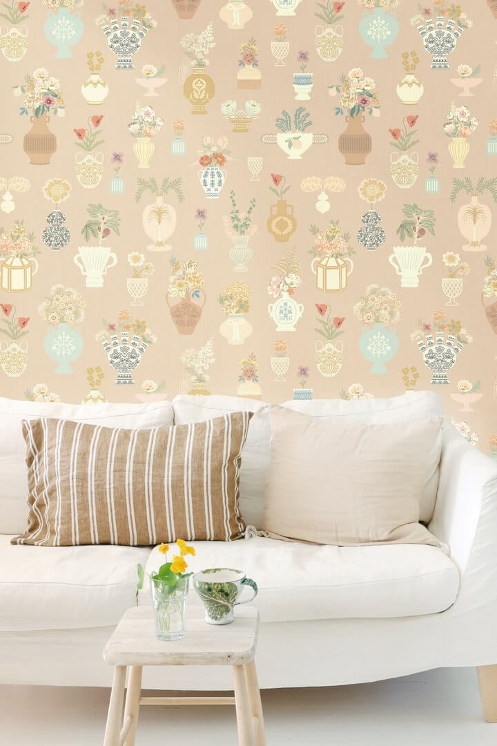 Mural kwiaty w wazonach Majvillan 901-03 Floral Daiquri A Sipp of Summer's Spell