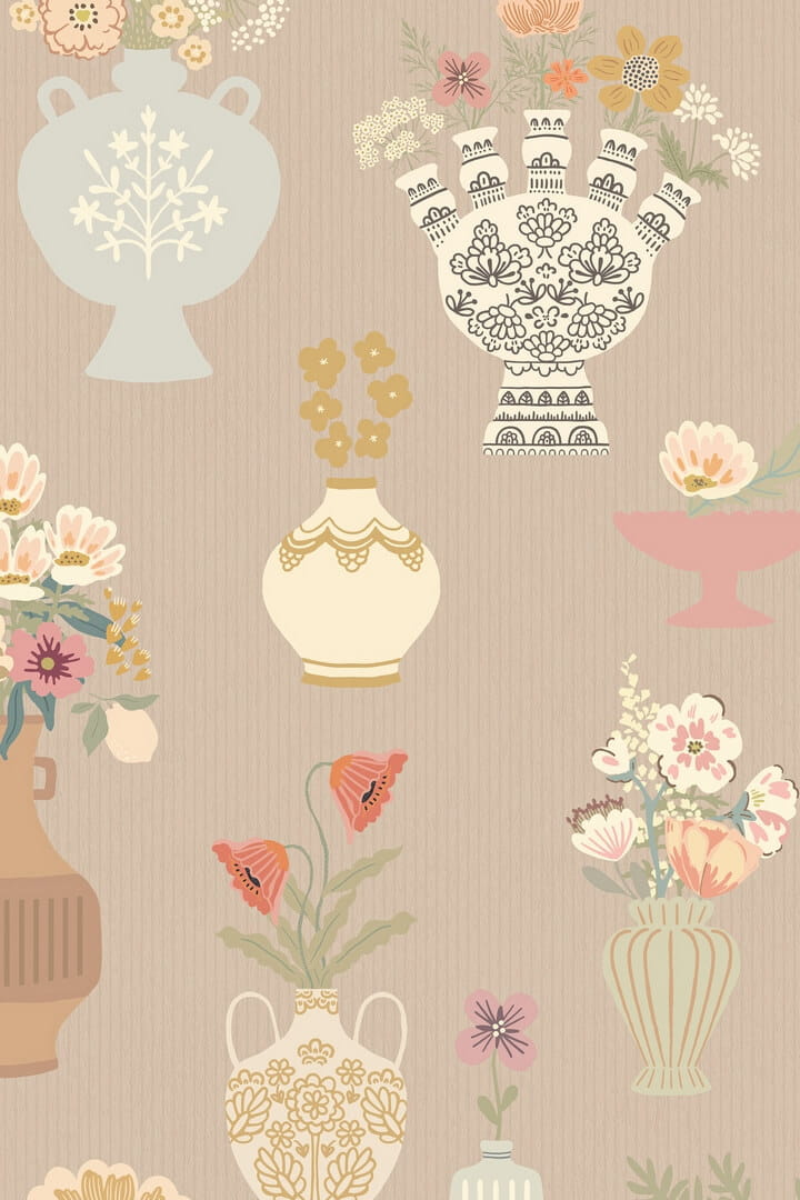 Mural kwiaty w wazonach Majvillan 901-04 Floral Daiquri A Sipp of Summer's Spell