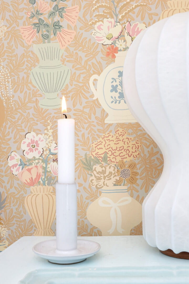 Mural roślinny - wazony, kwiatym liście Majvillan 902-02 Summer Spritz A Sipp of Summer's Spell