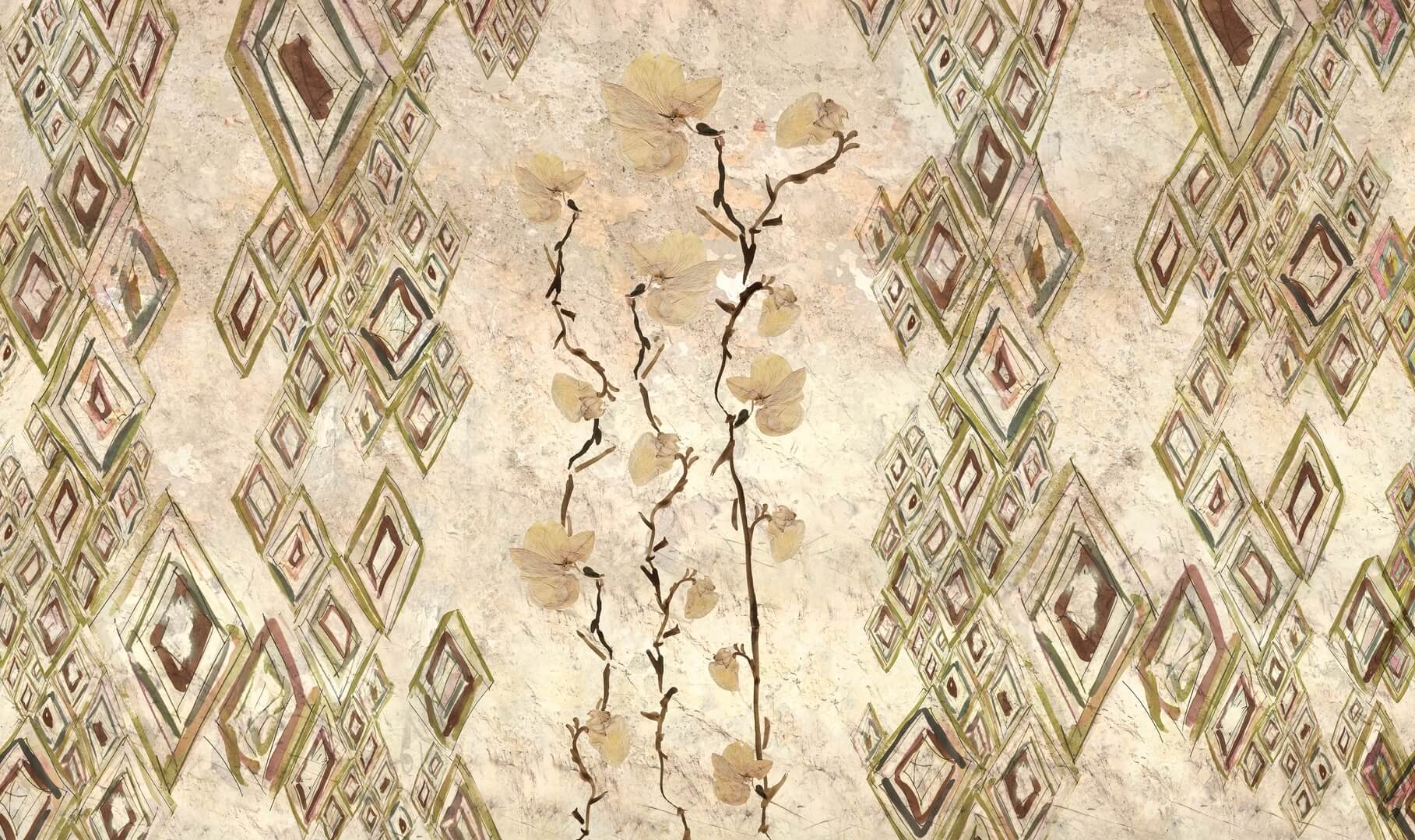 Fototapeta roślinność i geometria Wall&Deco WDCA2601 Chi Ama Contemporary 2026