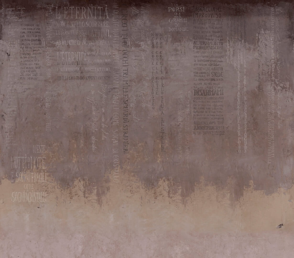 Fototapeta postarzana ściana z napisami Wall&Deco WDCL2601 Closer Contemporary 2026