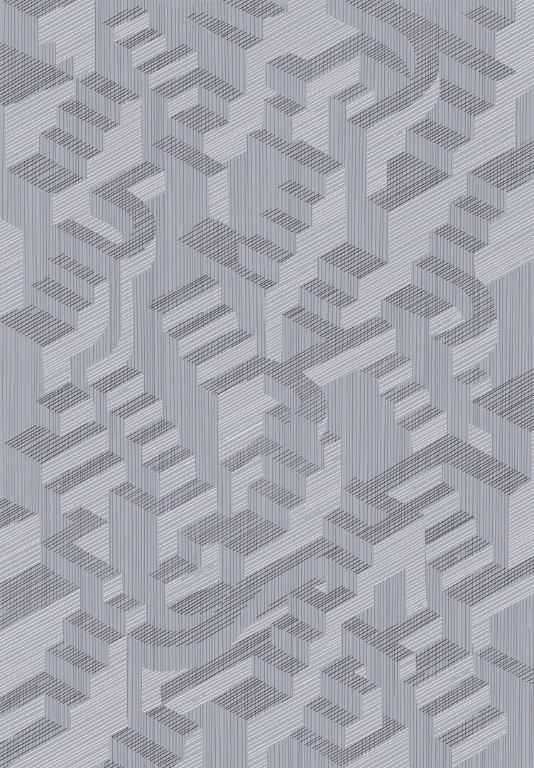 Fototapeta geometryczna z efektem 3D Wall&Deco WDEE2601 L'esprit d'escalier Contemporary 2026