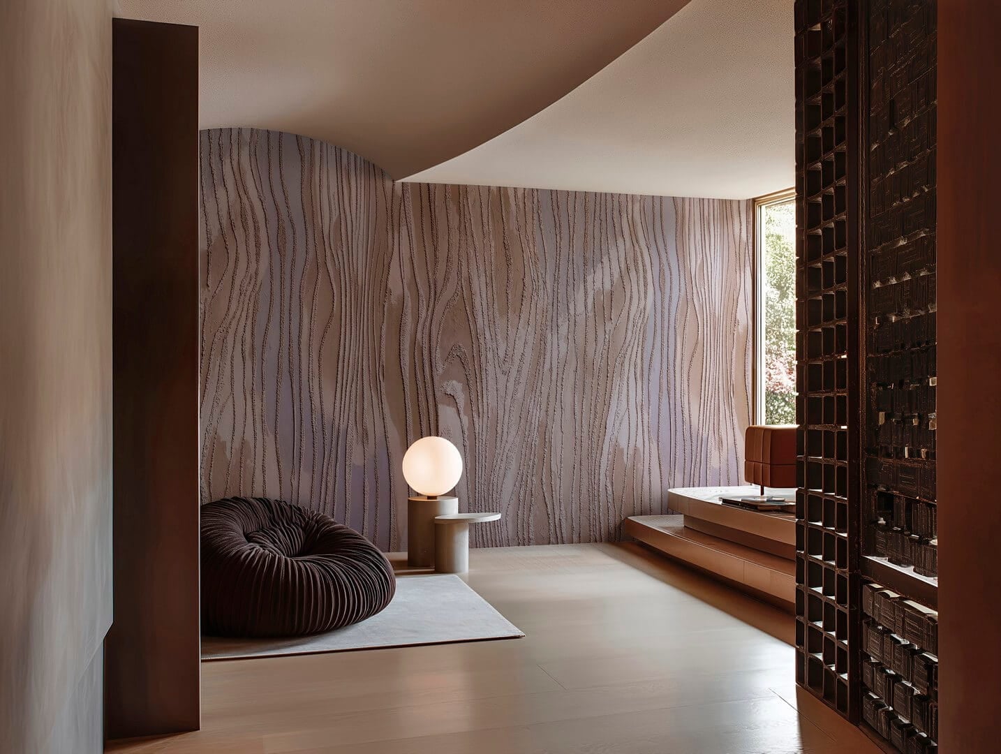 Fototapeta falujące linie Wall&Deco WDKO2601 Koryn Contemporary 2026