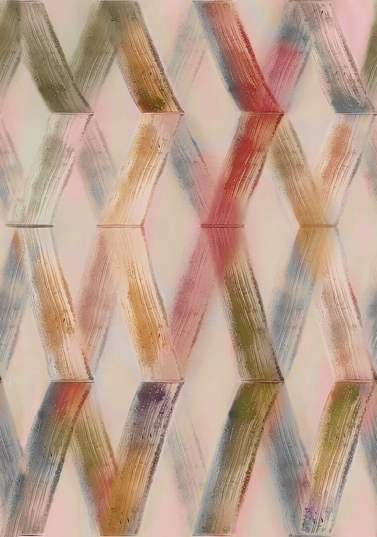 Fototapeta artystyczna kratownica Wall&Deco WDKR2601 Krosselight Contemporary 2026