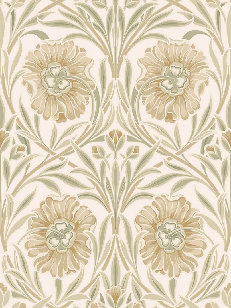 Tapeta roślinny ornament Casamance 70370100 Isadora