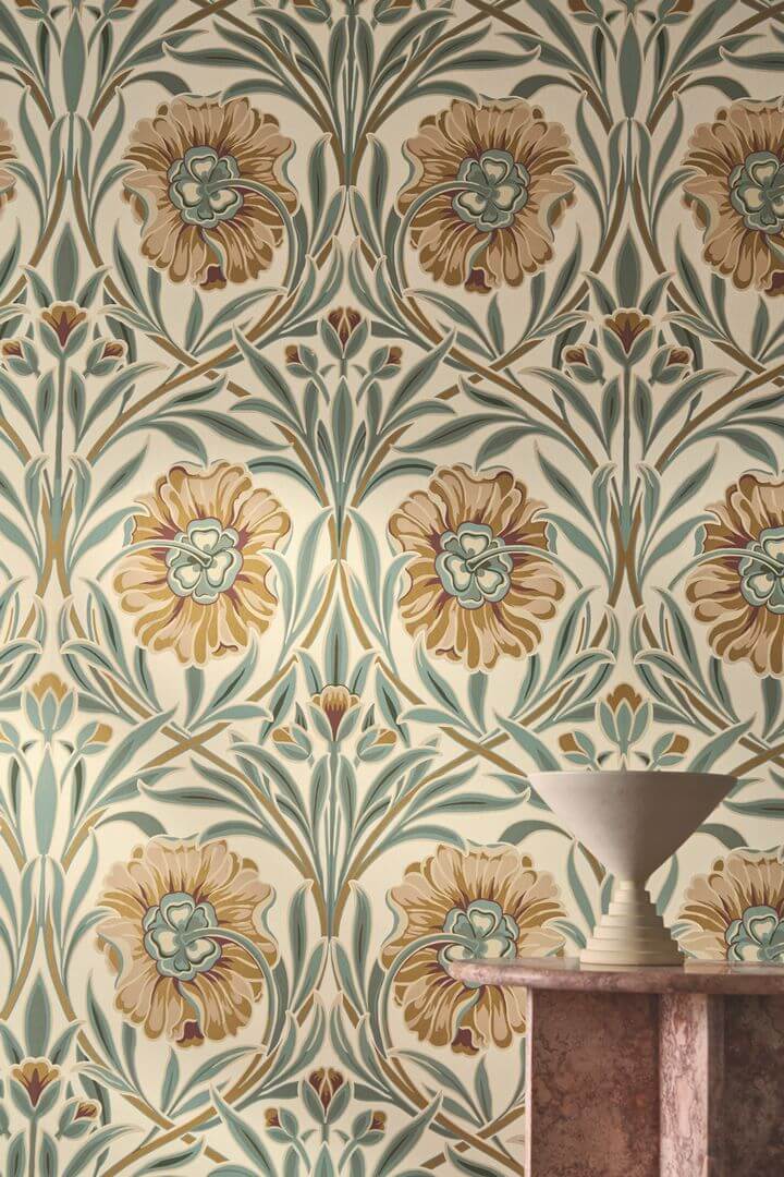 Tapeta roślinny ornament Casamance 70370202 Isadora