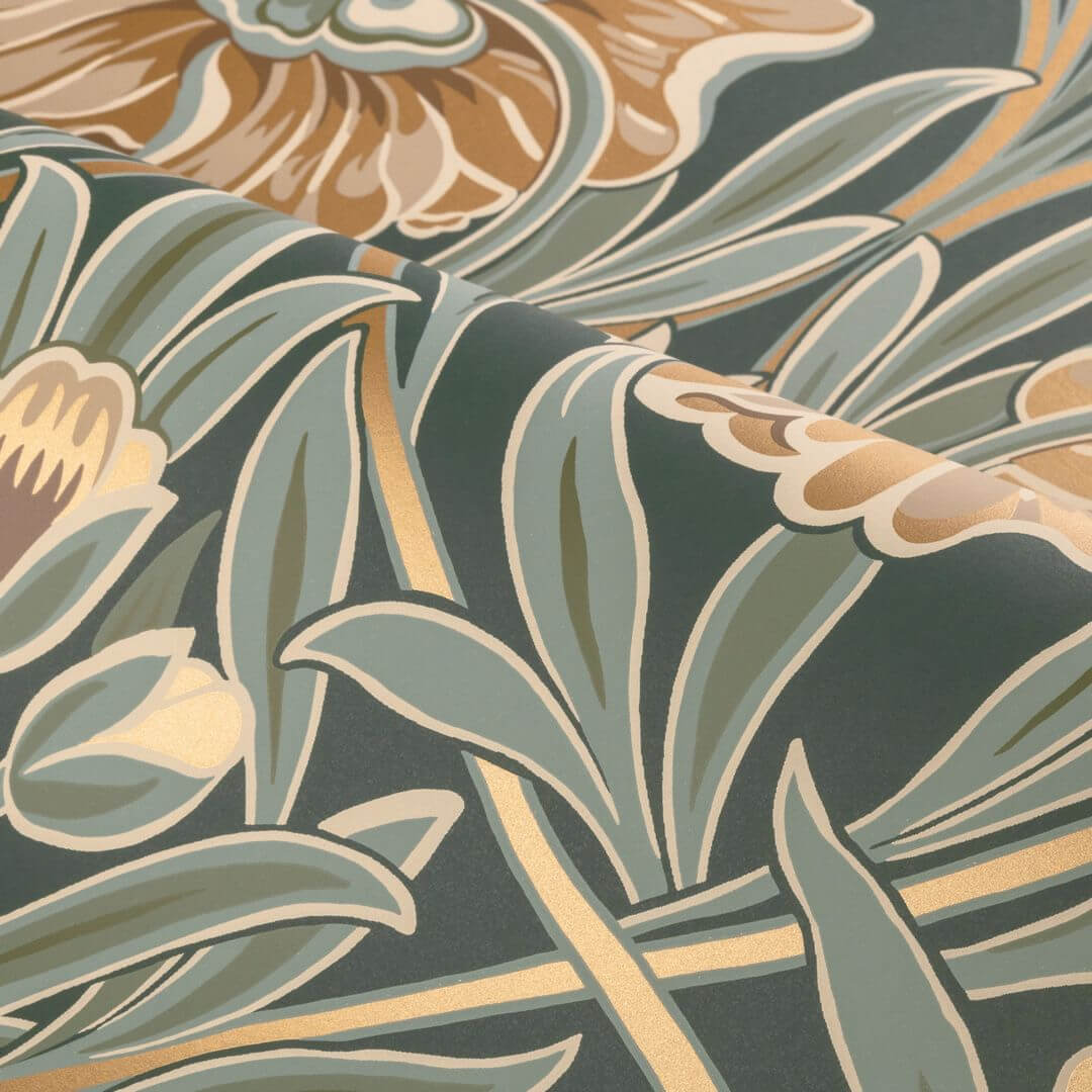 Tapeta roślinny ornament Casamance 70370304 Isadora