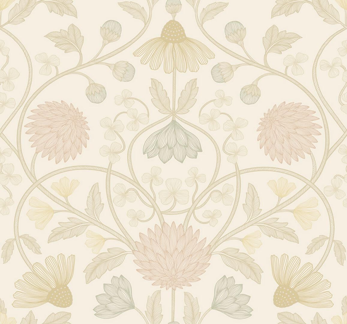Tapeta kwiatowe pnącza Casamance 70450508 Hippolyte Isadora
