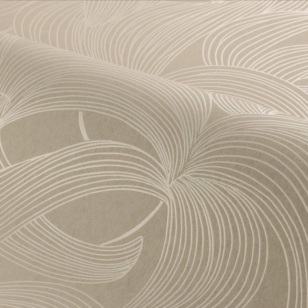 Tapeta metaliczne falujące linie Casamance 70681528 Leontine Isadora - 106 cm szer.