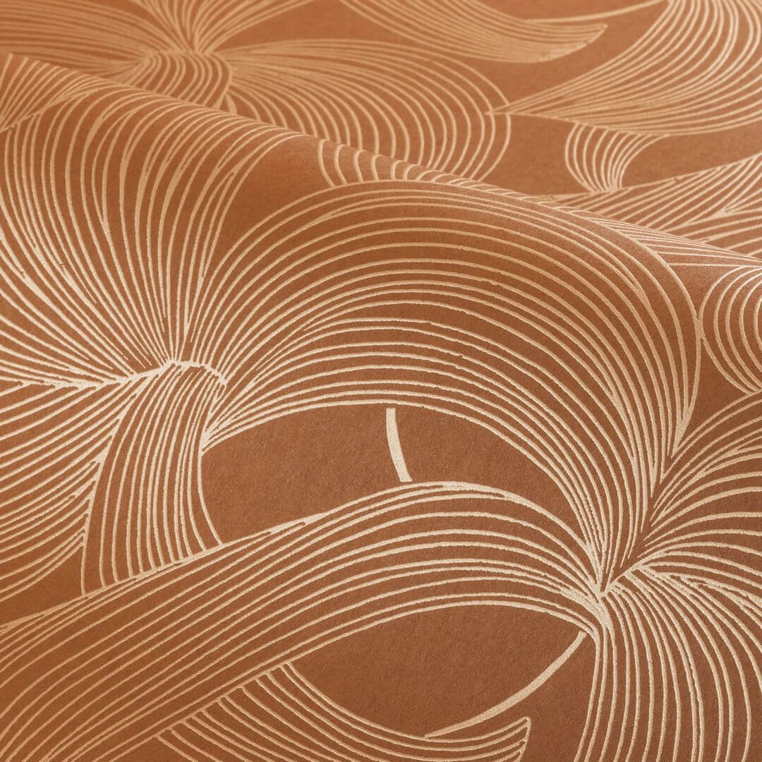 Tapeta metaliczne falujące linie Casamance 70681834 Leontine Isadora - 106 cm szer.