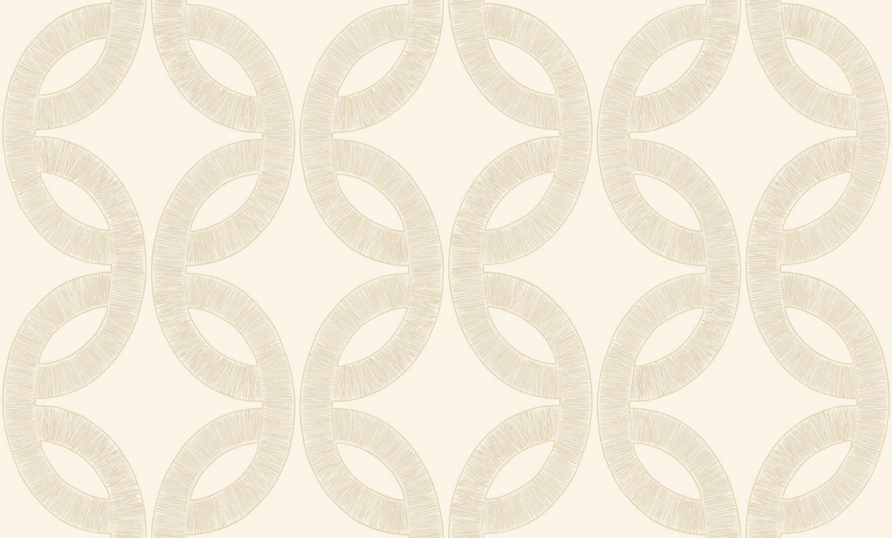 Tapeta przeplatające się okręgi Casamance 70692038 Etienne Isadora - 106 cm szer.