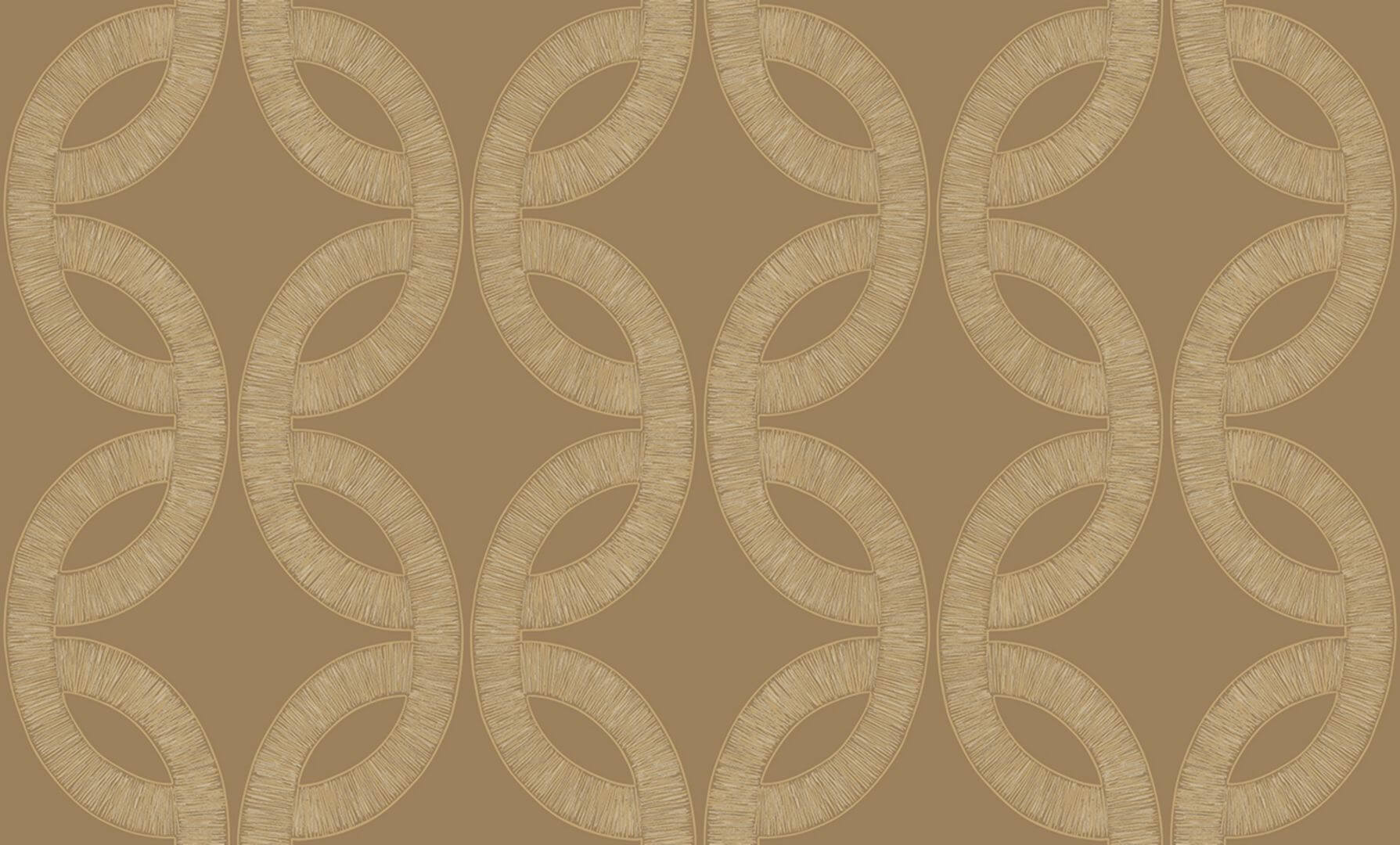 Tapeta przeplatające się okręgi Casamance 70692140 Etienne Isadora - 106 cm szer.