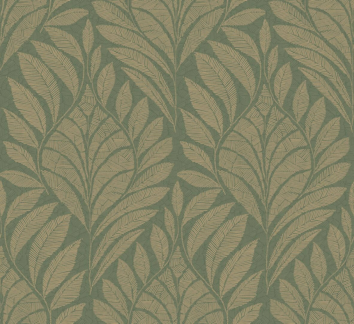 Tapeta stylizowane liście Casamance 74772752 Gustav Isadora