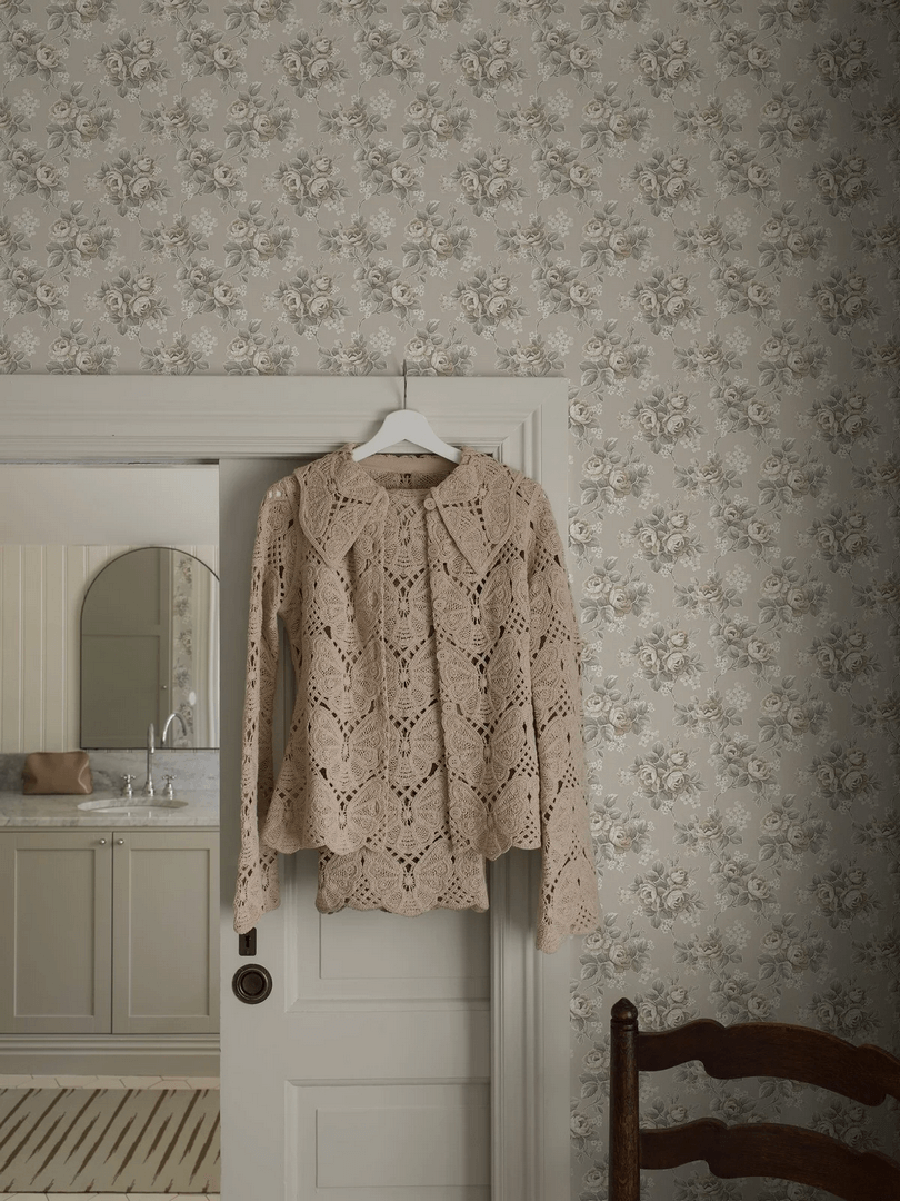 Tapeta bukiety kwiatów vintage Boras Tapeter 8187 Helena Charm