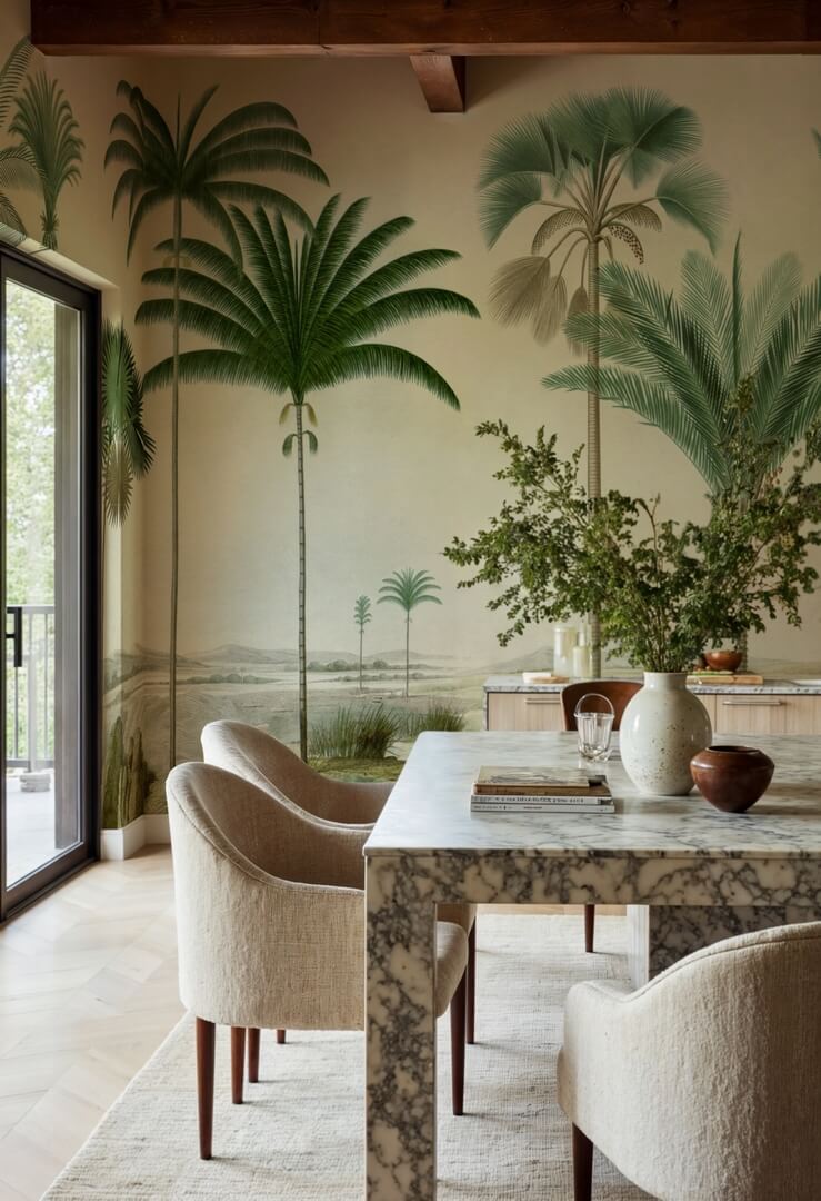 Fototapeta palmy Rebel Walls R20869 Vintage Palms Eden Escape