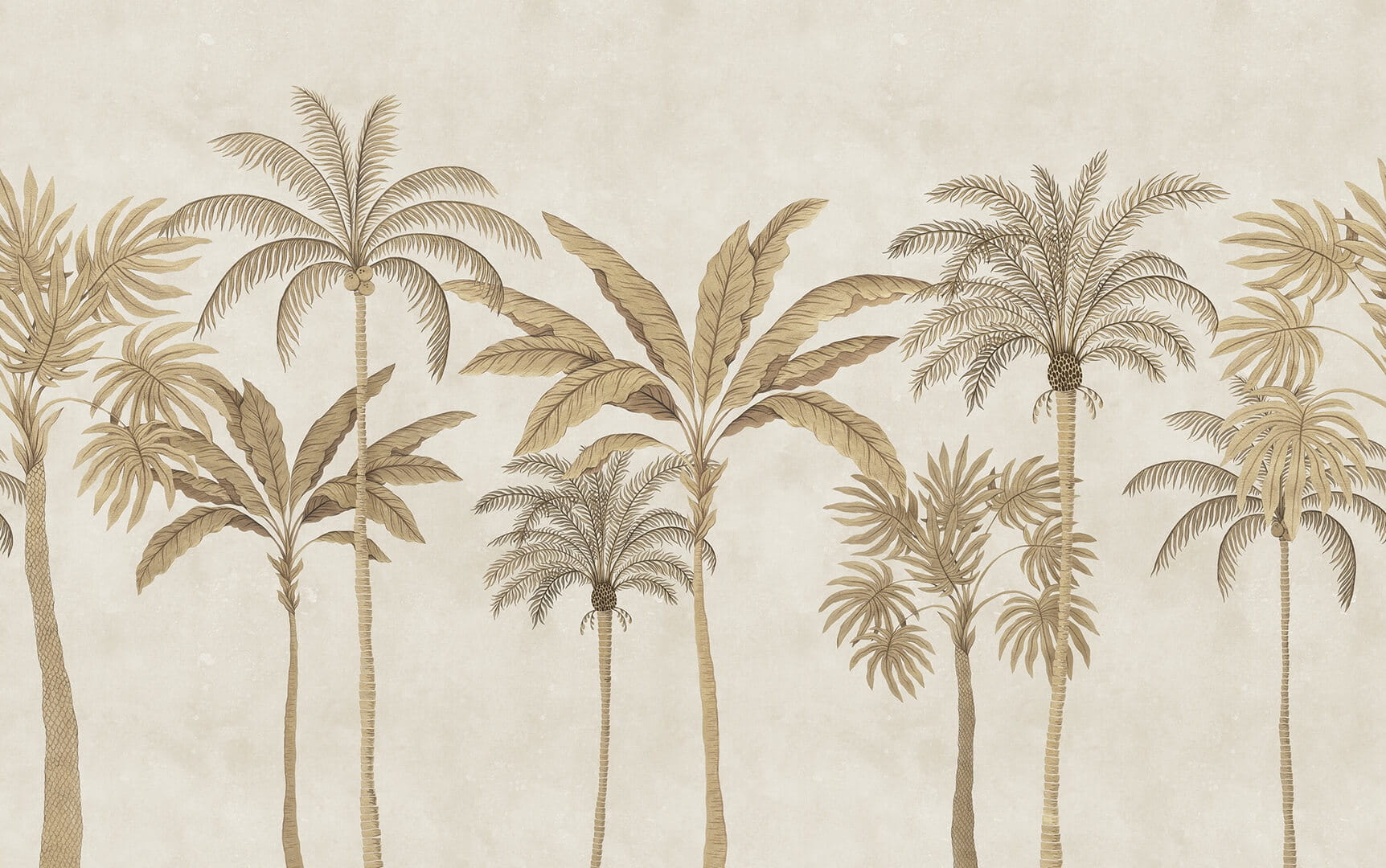 Fototapeta palmy Rebel Walls R20876 Golden Palms Eden Escape