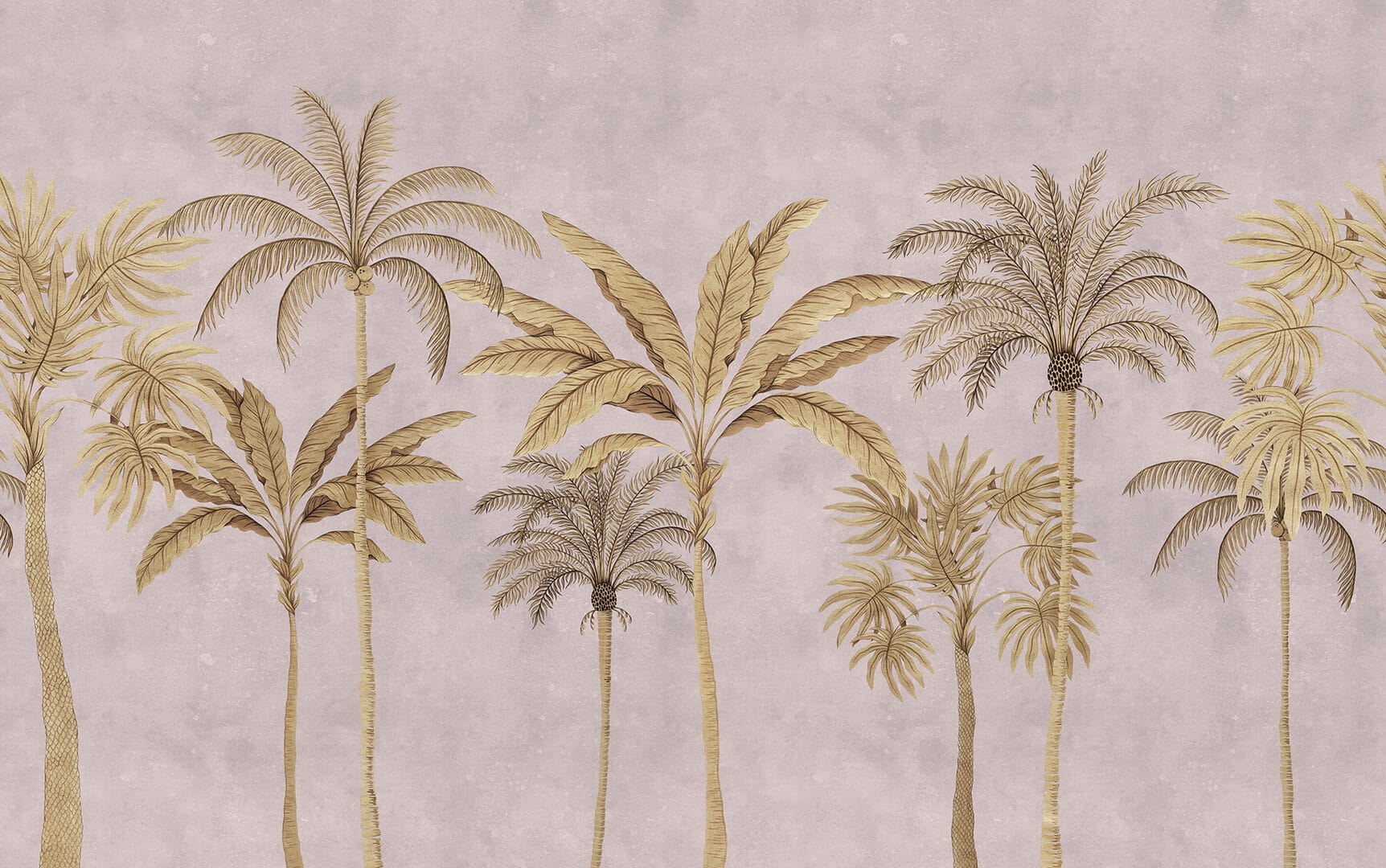 Fototapeta palmy Rebel Walls R20880 Golden Palms Eden Escape