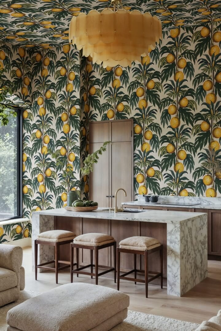 Fototapeta cytryny Rebel Walls R20882 Lush Lemons Eden Escape