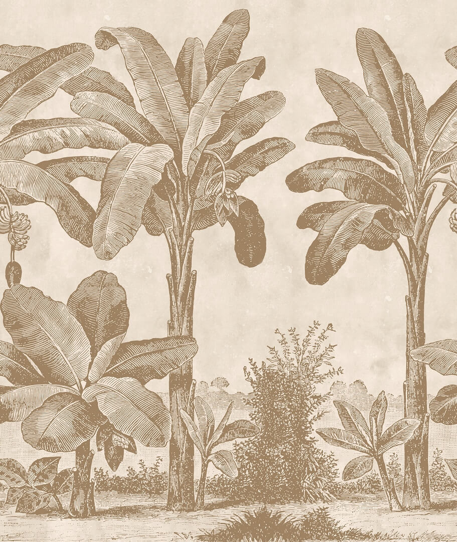 Fototapeta bananowce Rebel Walls R20887 Timeless Tropics Eden Escape