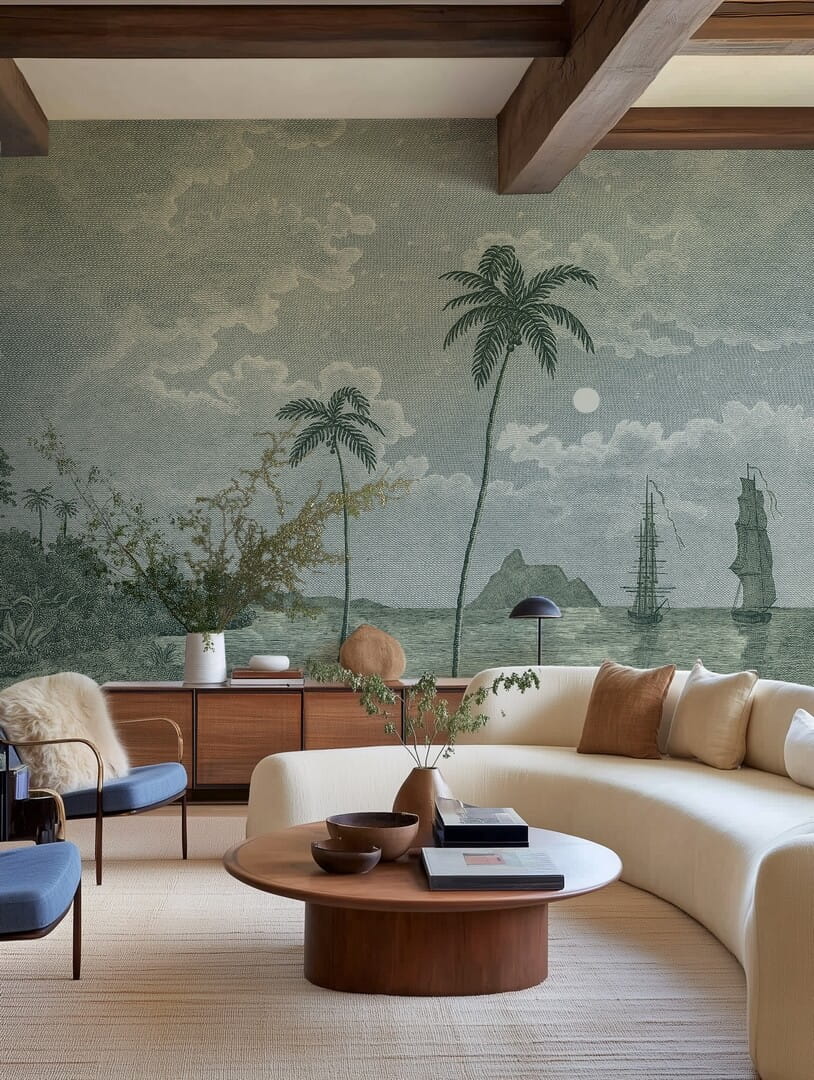 Fototapeta palmy i statki Rebel Walls R20898 Palm Beach Eden Escape
