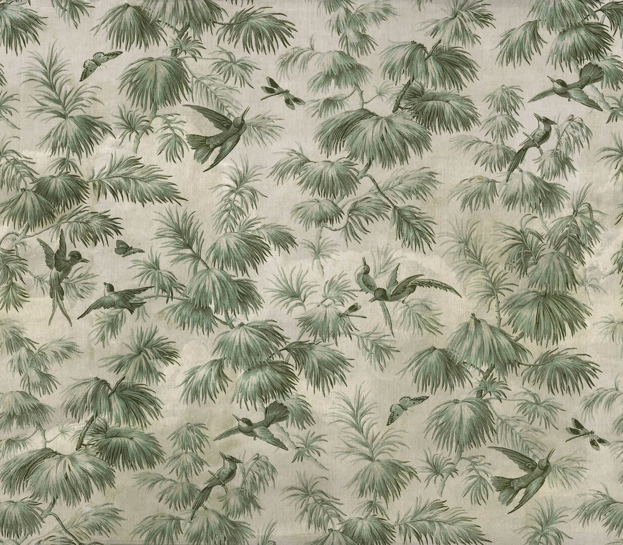 Fototapeta botaniczna vintage Rebel Walls R20906 Humming Harmony Eden Escape