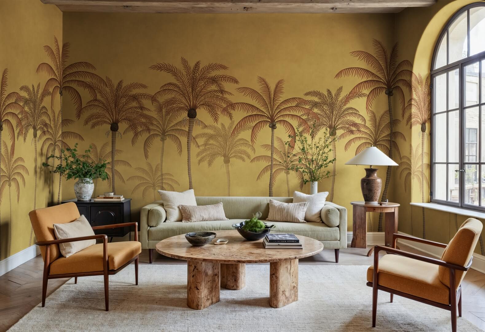Fototapeta palmy Rebel Walls R20909 Palm Parade Eden Escape