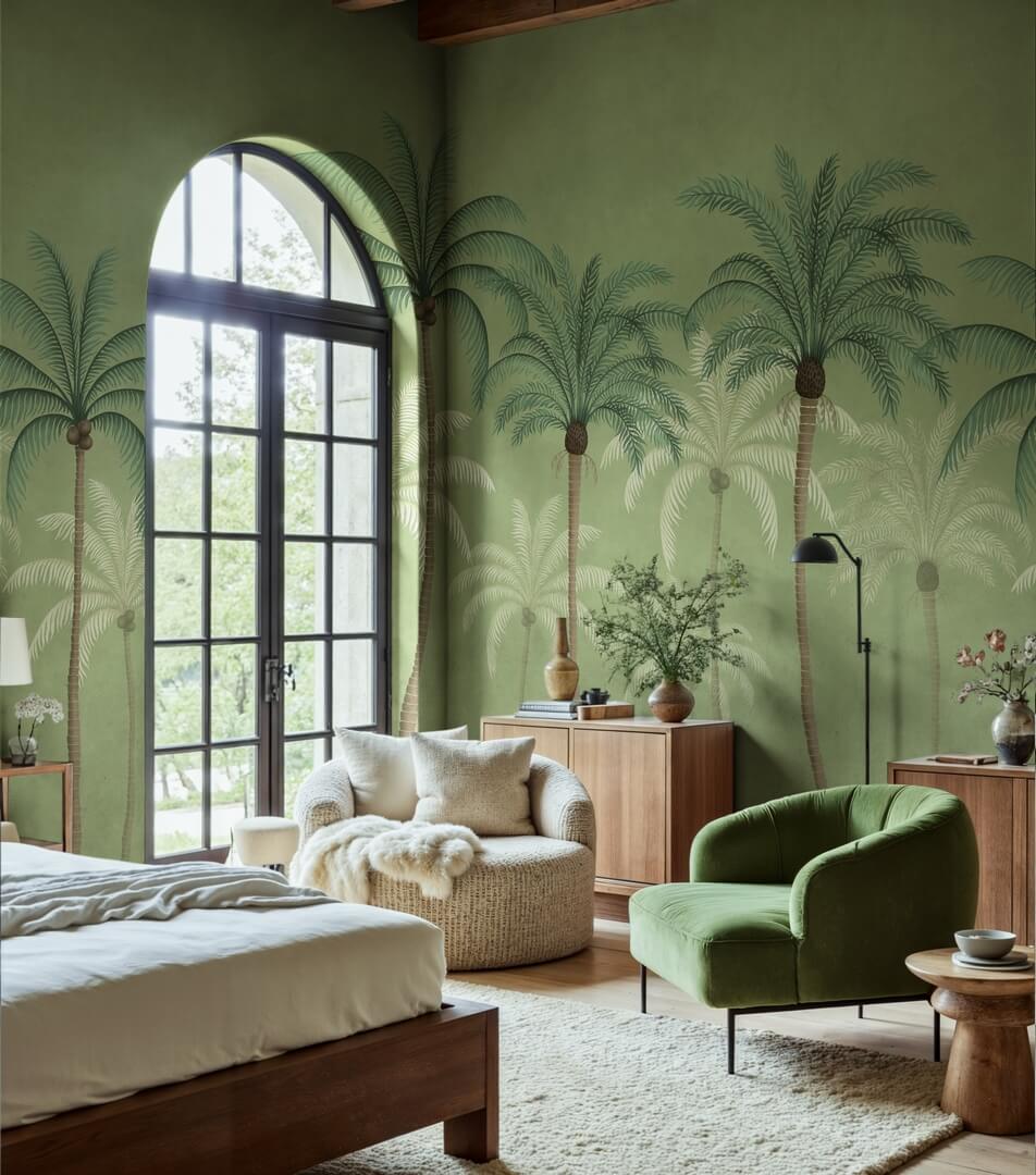 Fototapeta palmy Rebel Walls R20912 Palm Parade Eden Escape