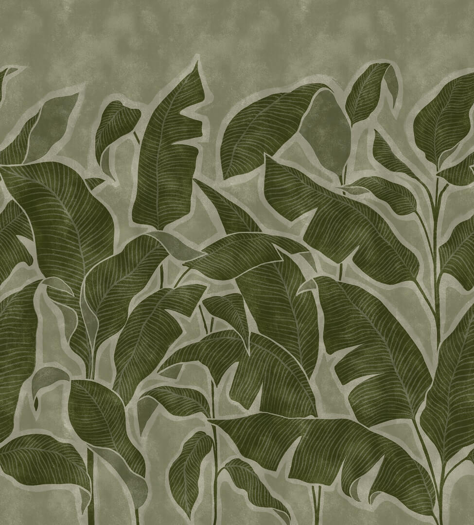 Fototapeta liście bananowca Rebel Walls R21429 Tropical Breeze Eden Escape