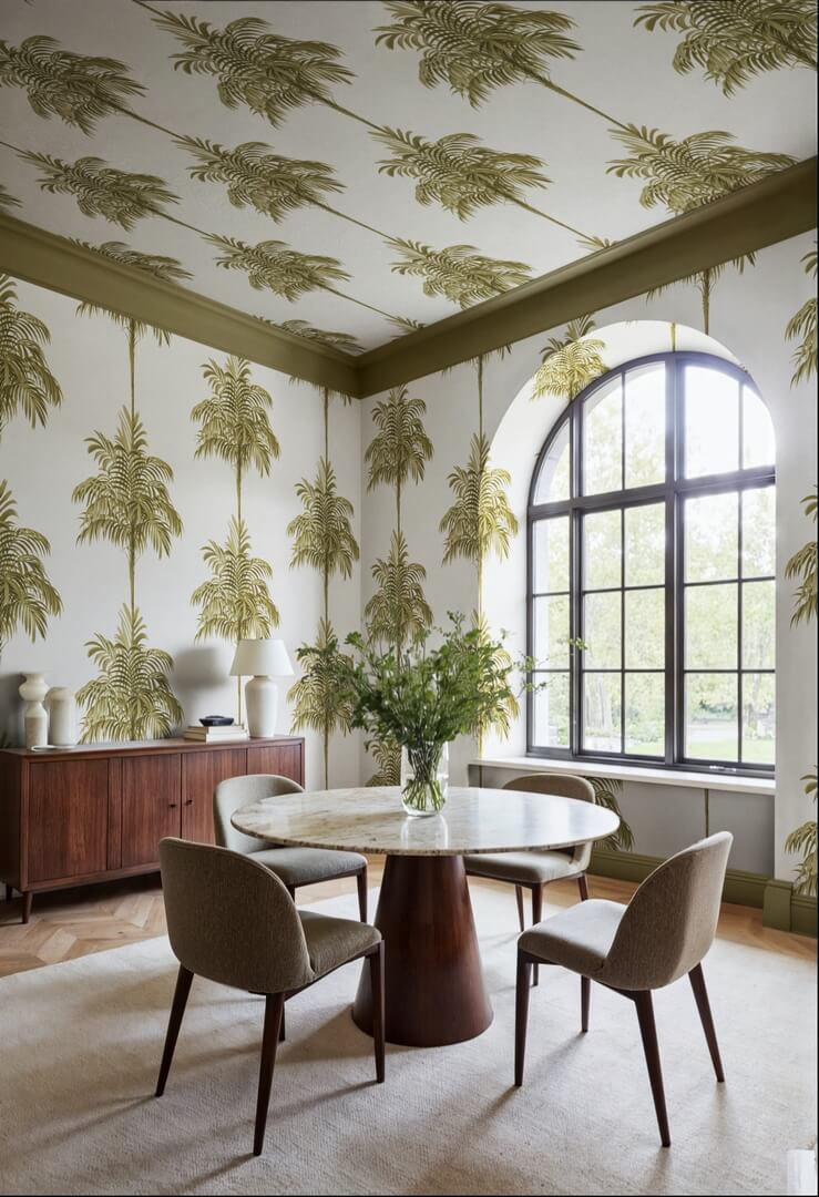 Fototapeta palmy Rebel Walls R21456 Palm Stripes Eden Escape