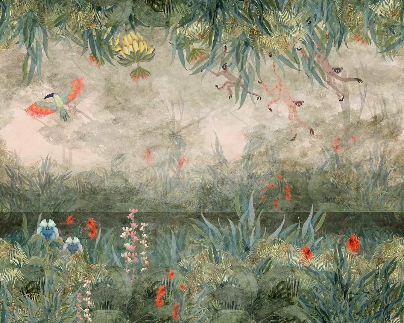 Fototapeta dżungla Rebel Walls R21460 Echoes of the Wild Eden Escape