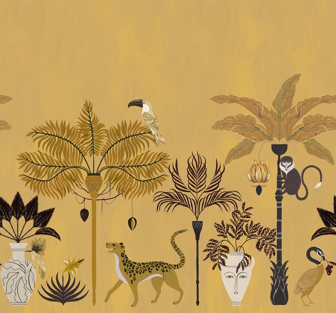 Fototapeta tropikalna Sawanna Rebel Walls R21469 Savanna Chic Eden Escape