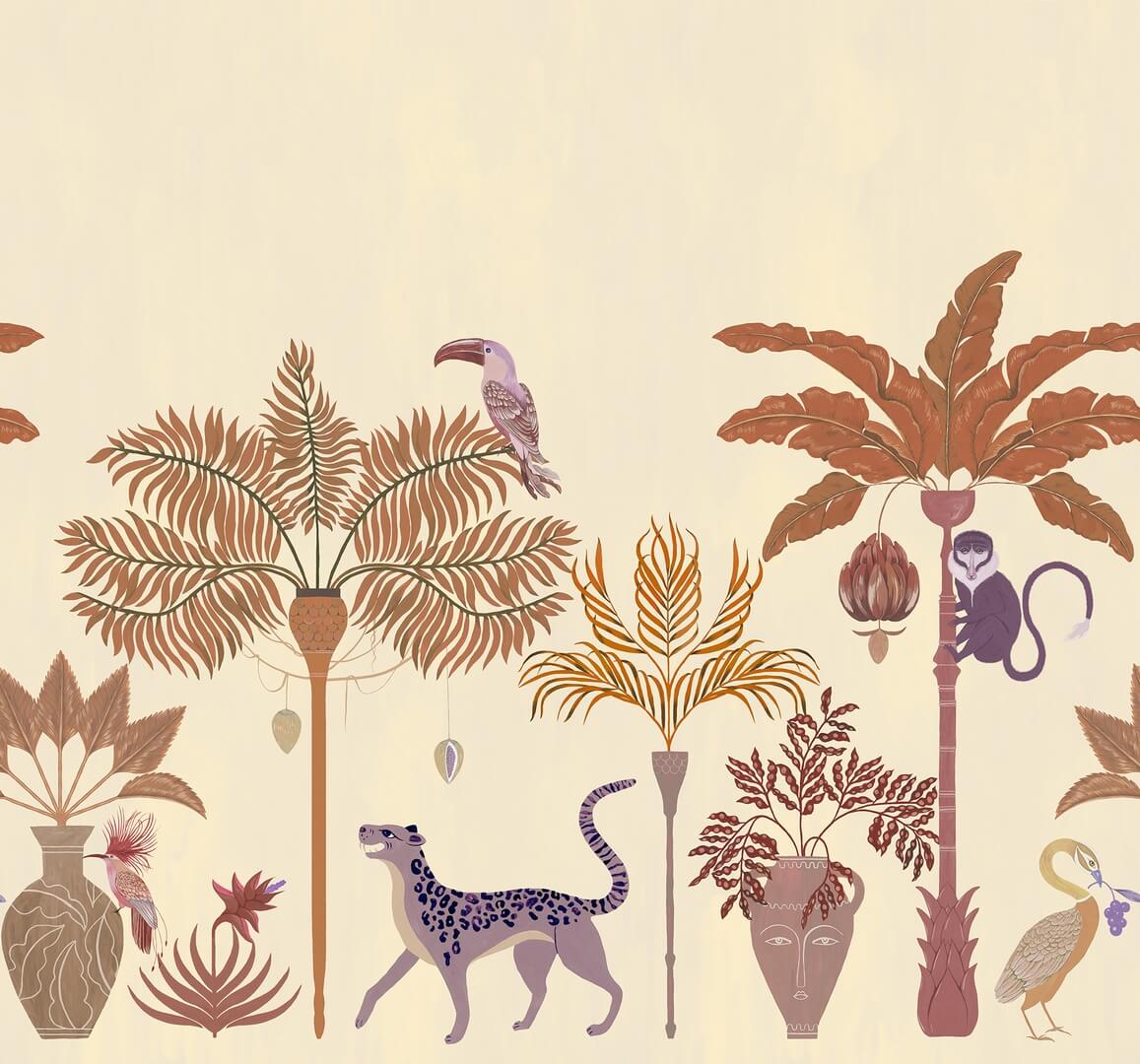 Fototapeta tropikalna Sawanna Rebel Walls R21472 Savanna Chic Eden Escape