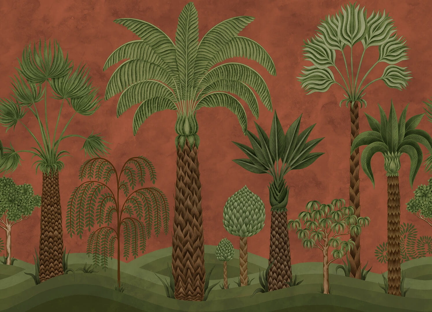 Fototapeta palmowy ogród Rebel Walls R21478 Botanical Bliss Eden Escape