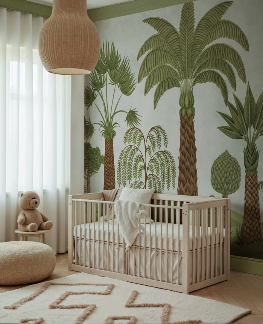Fototapeta palmowy ogród Rebel Walls R21479 Botanical Bliss Eden Escape