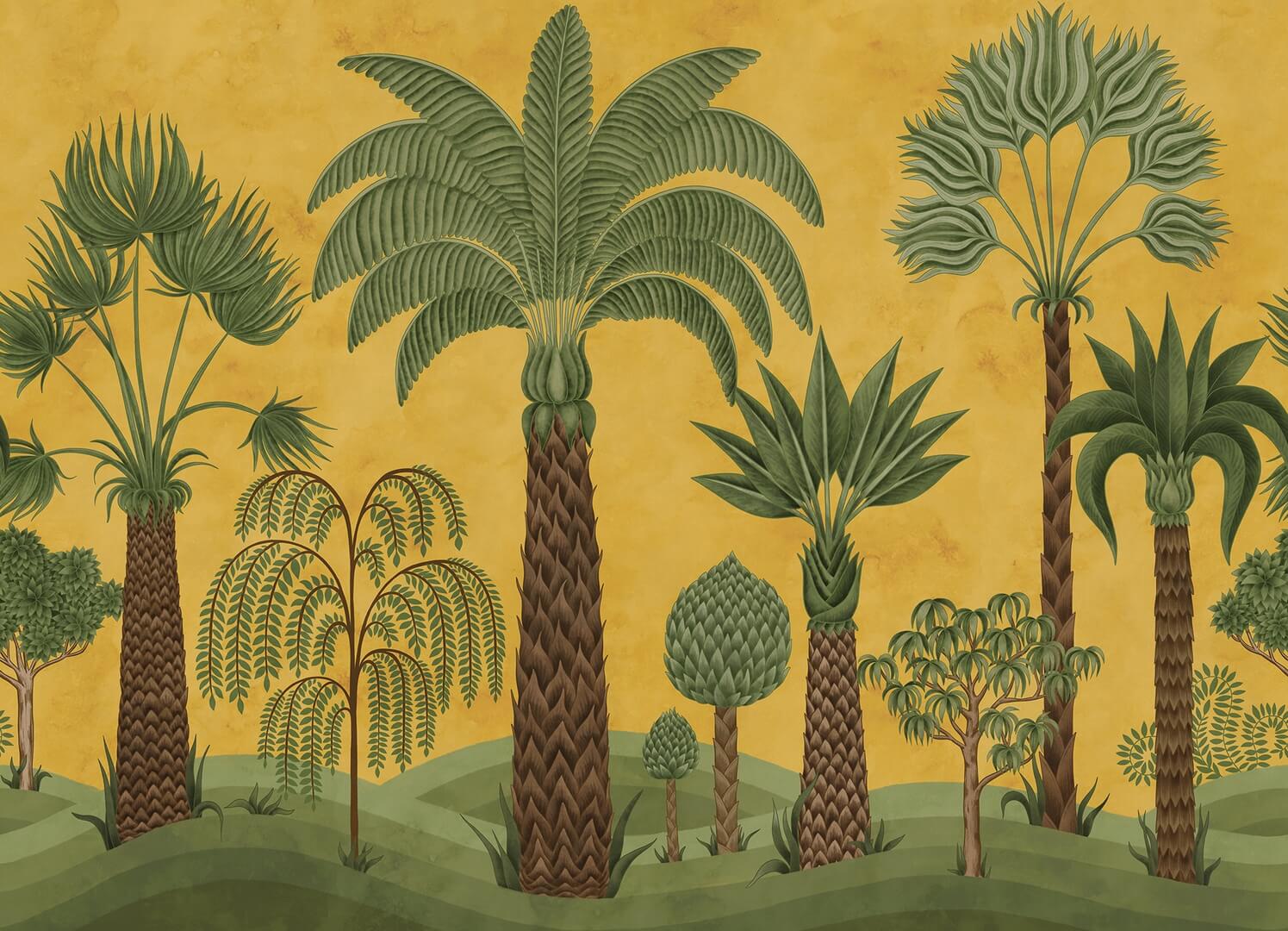 Fototapeta palmowy ogród Rebel Walls R21480 Botanical Bliss Eden Escape