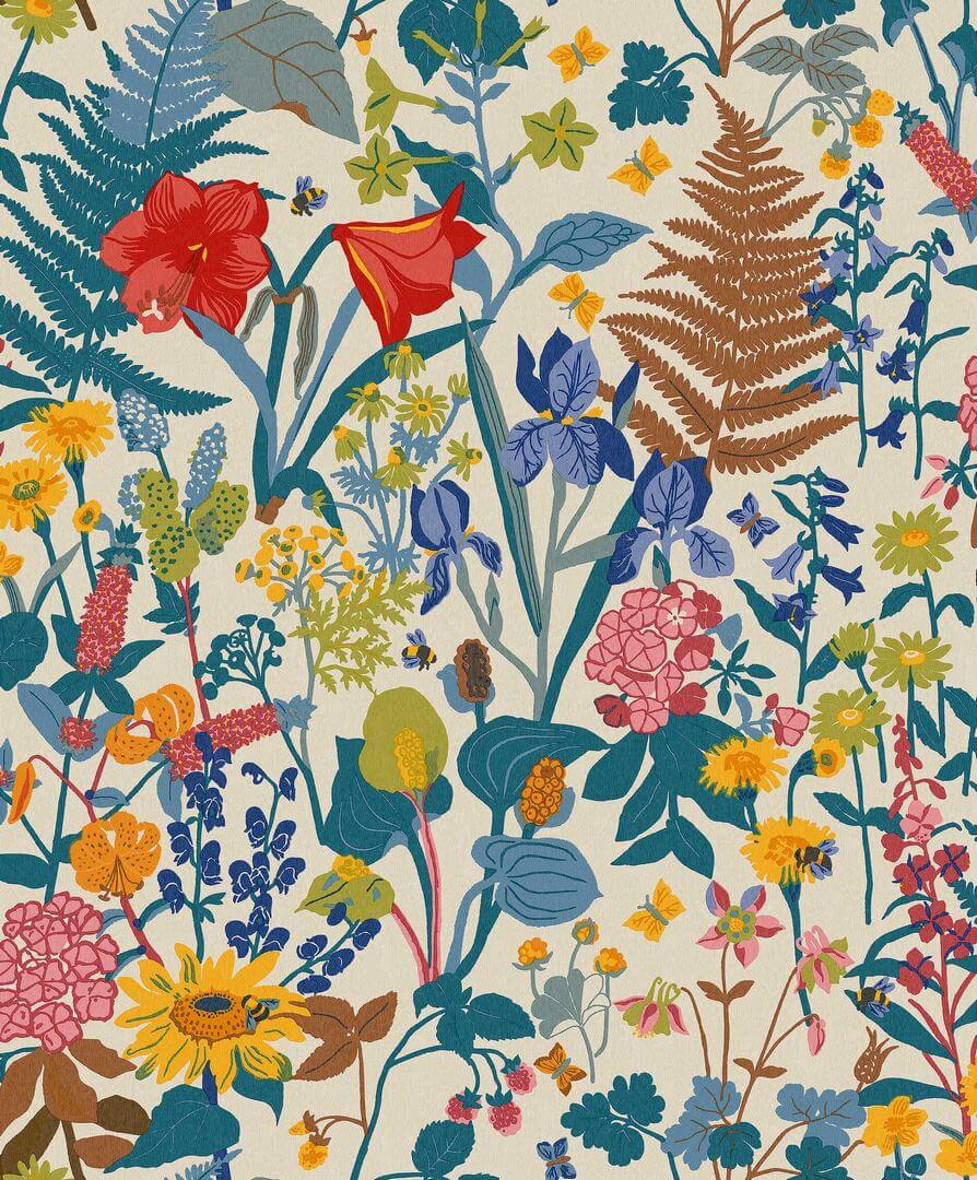 Tapeta łąka Boras Tapeter 1391 Gocken Jobs Stugrabatt Scandinavian Designers