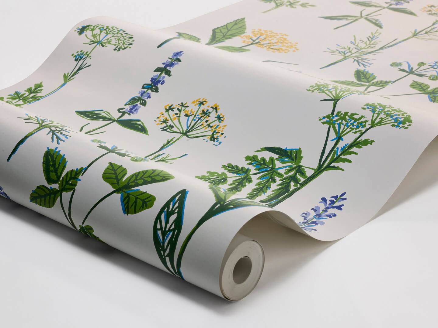 Tapeta roślinna Boras Tapeter 1789 Lisbet Jobs Köksväxter Scandinavian Designers