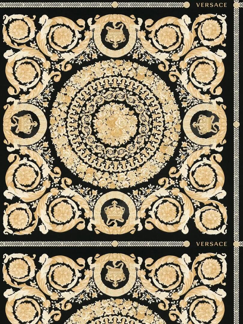 Tapeta barokowe kafle Versace 37055-3 Versace VI