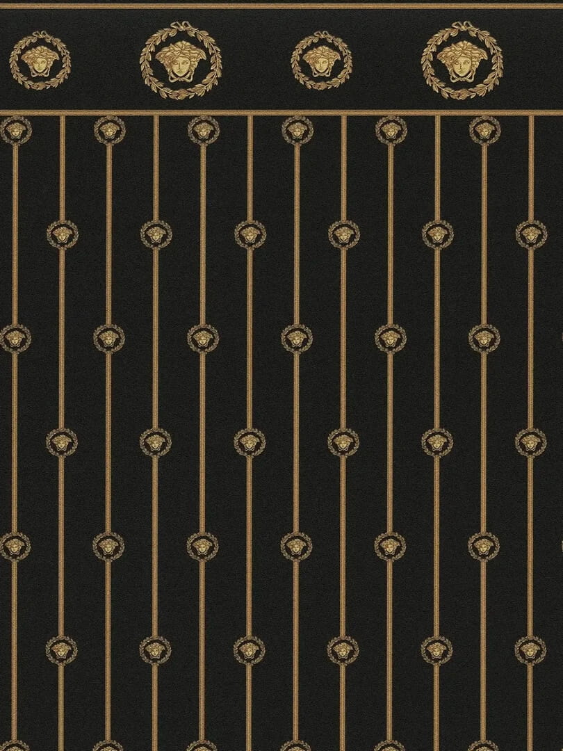 Tapeta w pałacowym stylu - Meduzy w ornamentach  Versace 79131-2 Versace VI