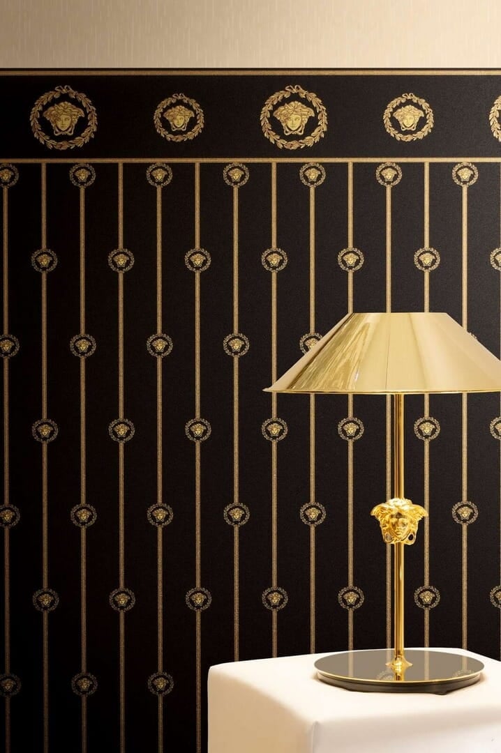 Tapeta w pałacowym stylu - Meduzy w ornamentach  Versace 79131-2 Versace VI